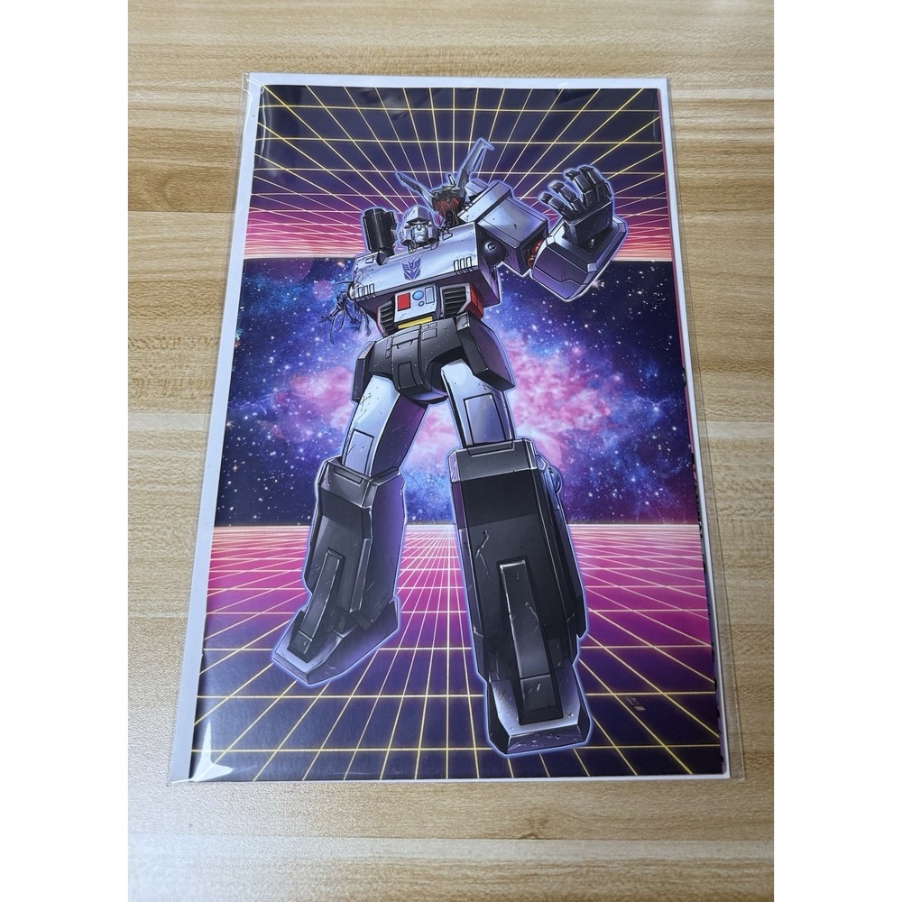 TRANSFORMERS #19 RAYMOND GAY 80S RETRO MEGATRON FOIL‎ VARIANT SET LTD 750
